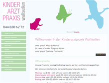 Tablet Screenshot of kinderarztpraxis-wallisellen.ch